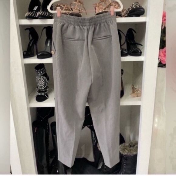 ZARA STRAIGHT LEG PANTS WITH METALLIC BUTTONS size small - Picture 9 of 12